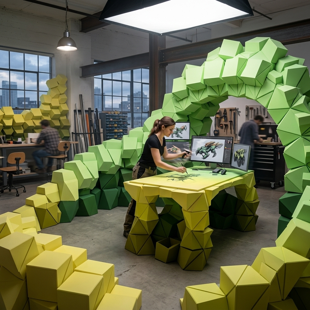 Crisp Semi-Realistic Anime Illustration