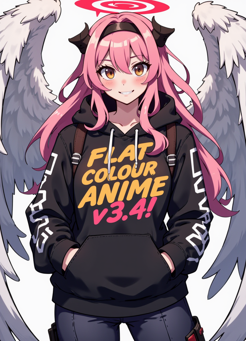 FLUX.1 [dev] + Flat Colour Anime